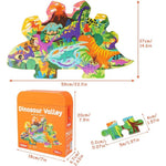 Dinosaur Valley Puzzle (105 Pieces) - Ourkids - Hahowa