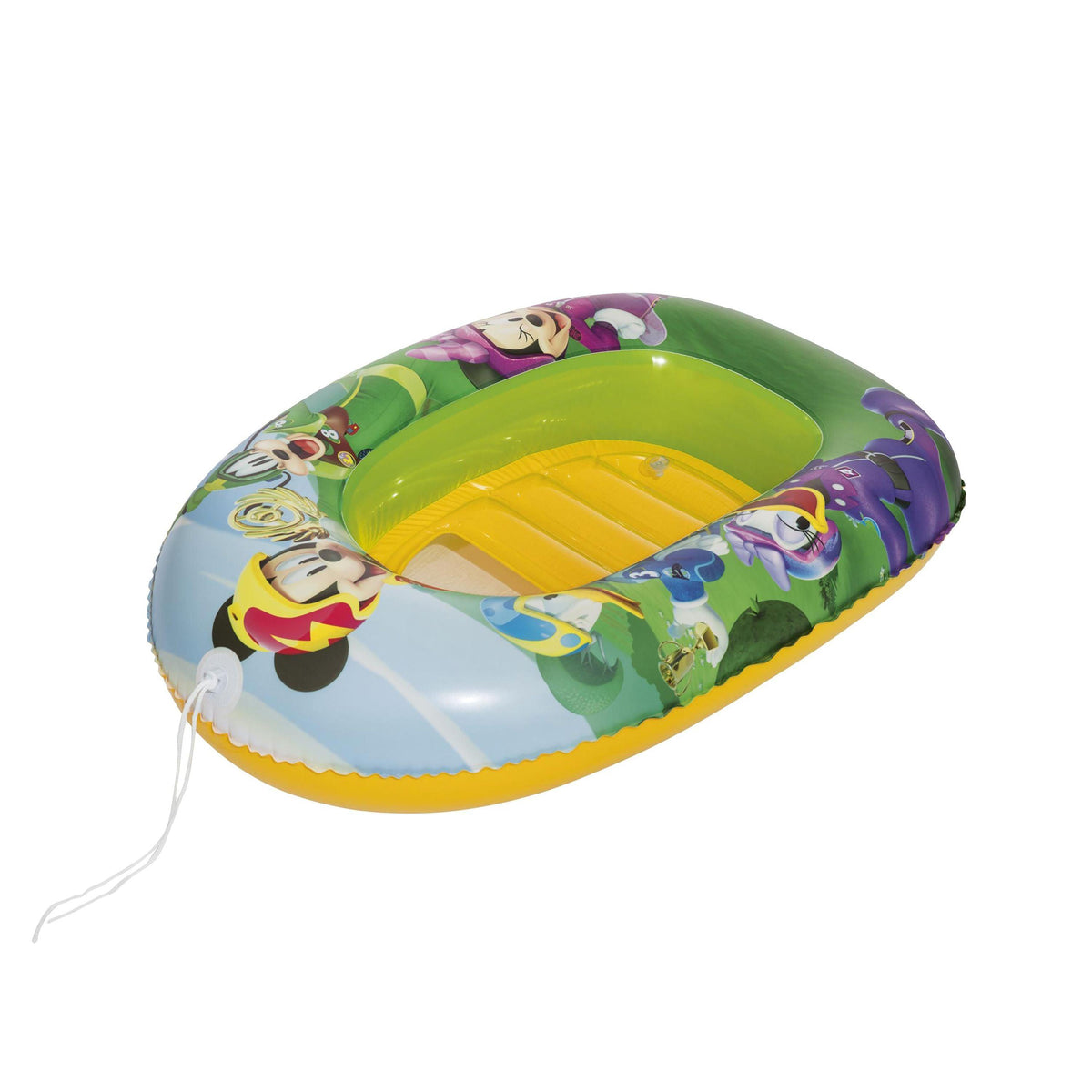 Disney&#39;s Mickey and the Roadster Racers Inflatable Boat 102 x 69 cm - Ourkids - Bestway