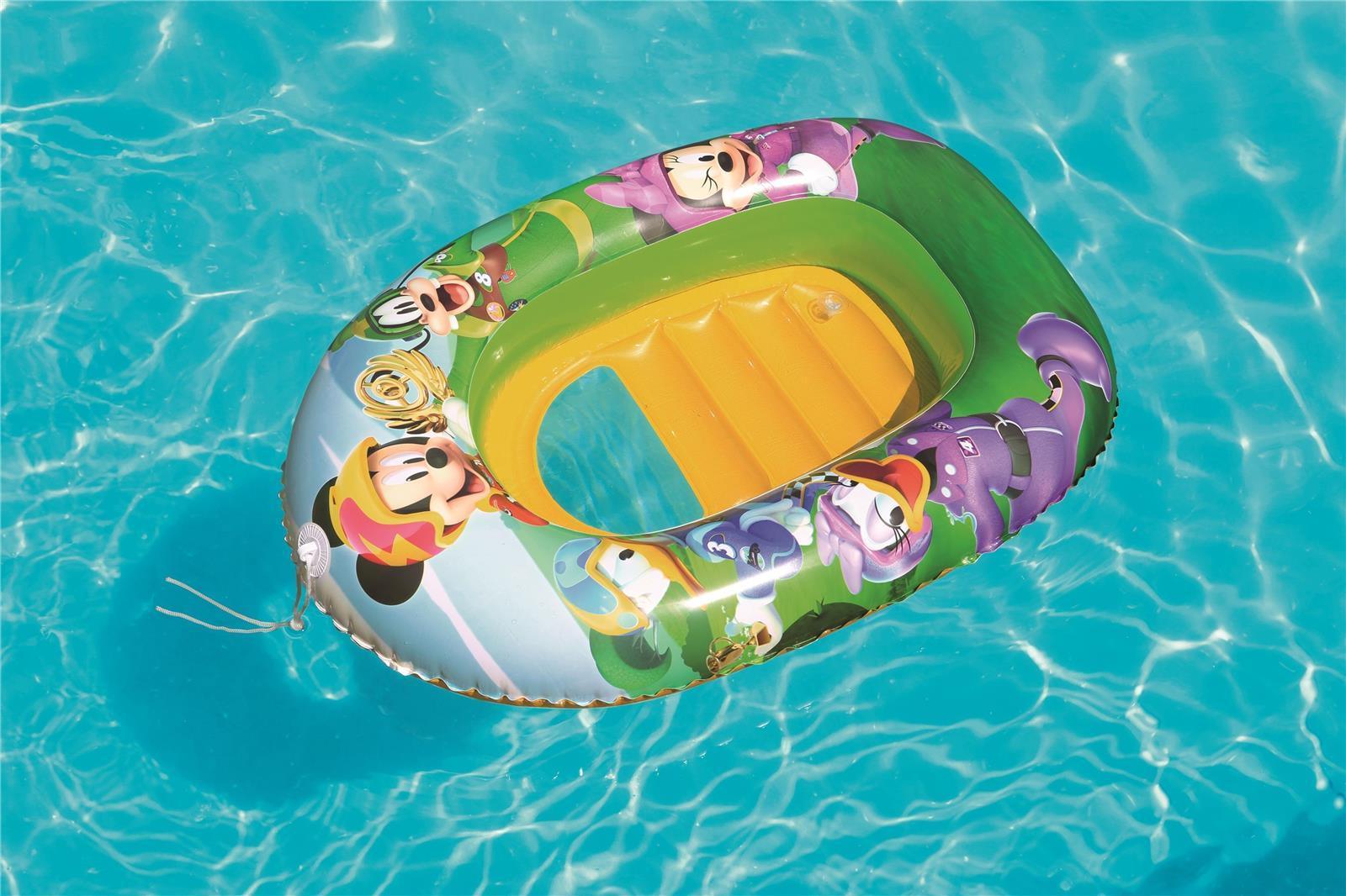 Disney's Mickey and the Roadster Racers Inflatable Boat 102 x 69 cm - Ourkids - Bestway