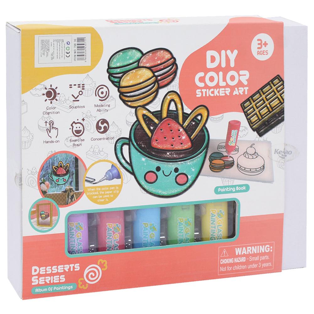 DIY Color Sticker Art - Desserts Series - Ourkids - OKO