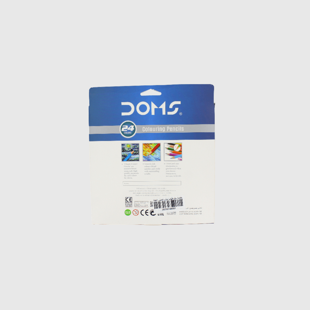 Doms Coloring Pencils - 24 Pcs. - Ourkids - Doms