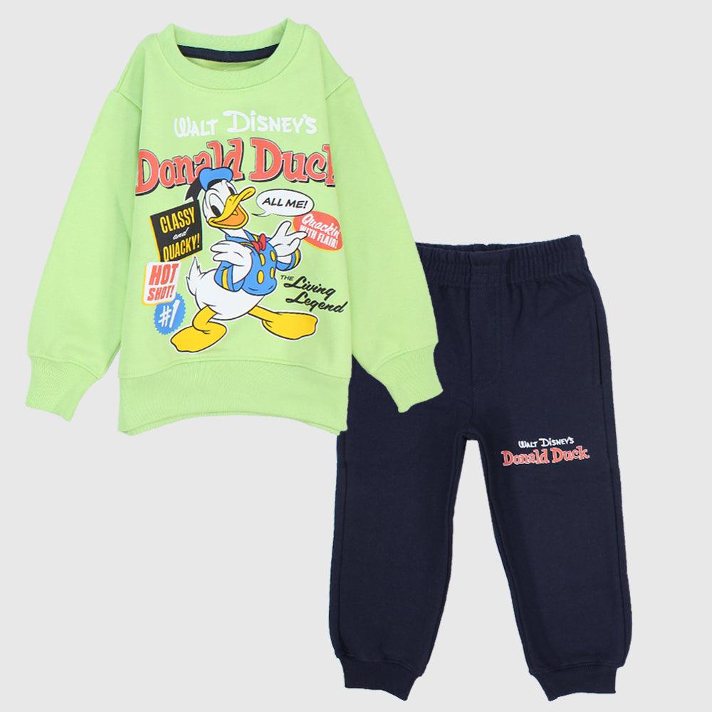 Donald Duck Long-Sleeved Fleeced Pajama - Ourkids - Morenella