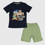 Dopey Short-Sleeved Pajama - Ourkids - Rosso