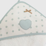 Dotted Baby Hooded Towel - Ourkids - Bumber