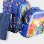 Double Faced 15 Inches School Set - Ourkids - Golden Bag