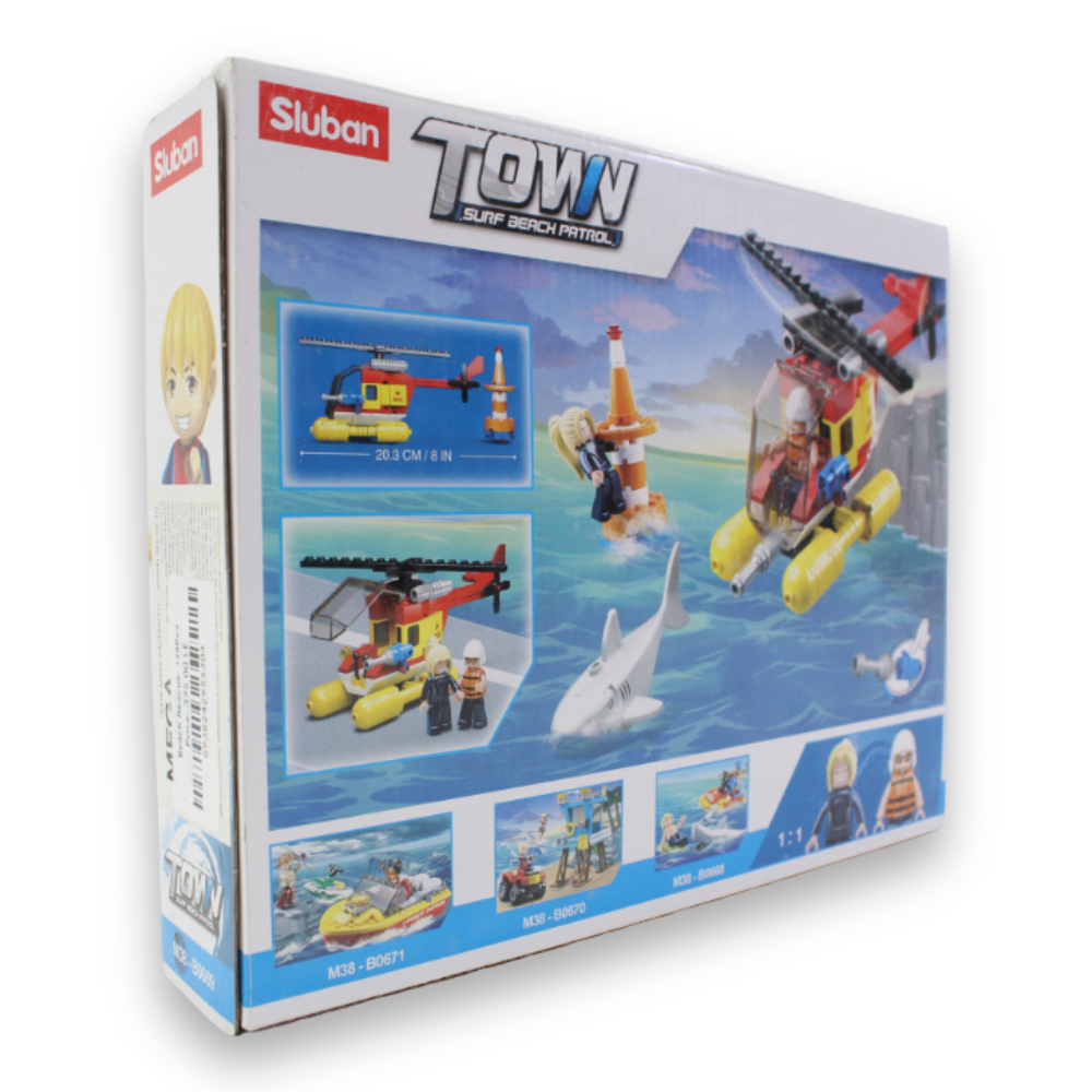 Beach Rescue Building Set – 149 Pieces