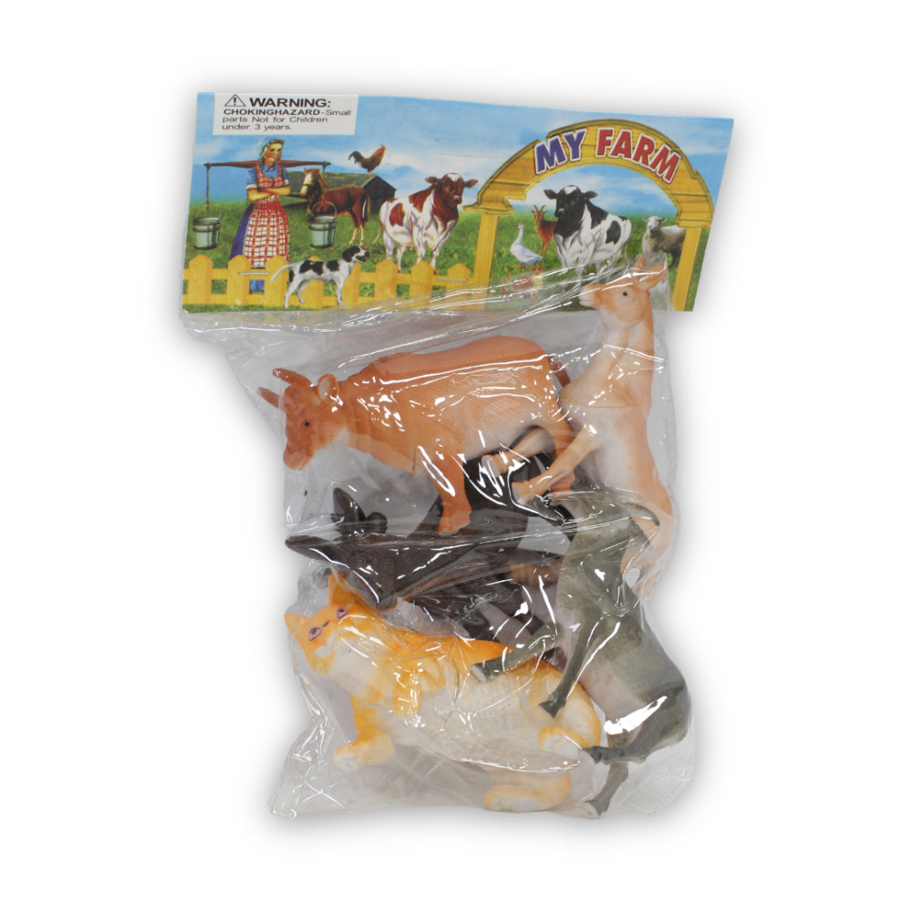 Farm Animal Figures Set – 6 Pcs