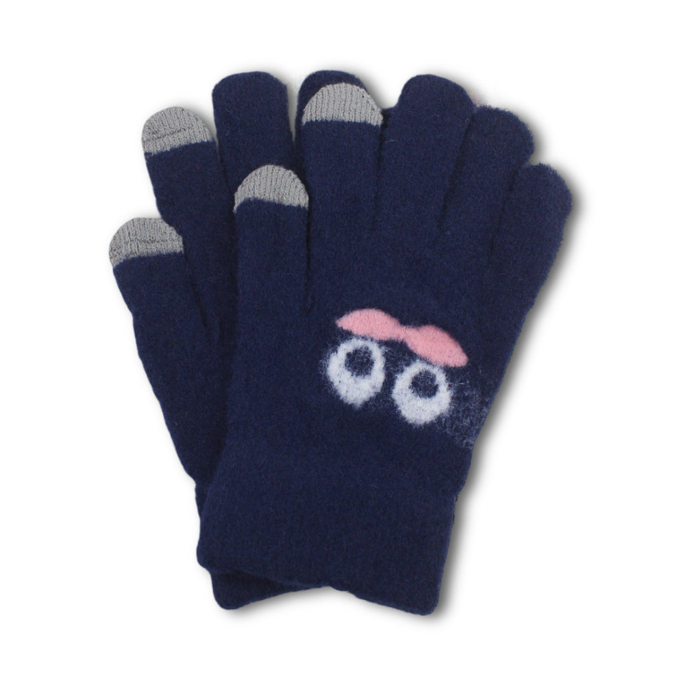 Girls Winter Gloves – Navy