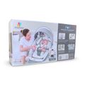 Mastela 3-in-1 Deluxe Baby Swing Bassinet – Grey Animal Print