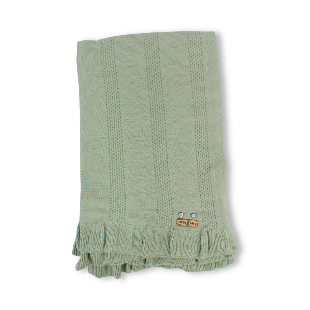 Unisex Baby Knitted Blanket – Assorted Colors