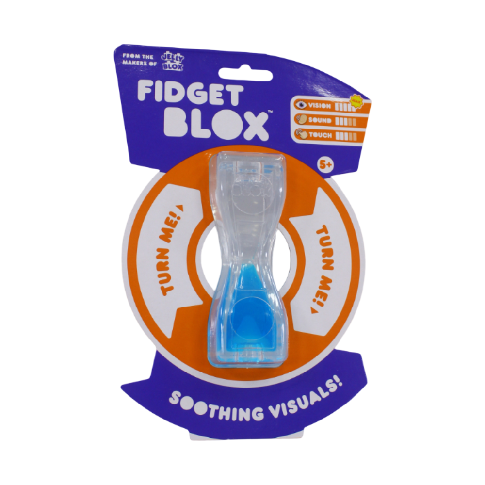 Fidget Blox Wave 2 Squish & Turn Me ! Blue – 1 Pc