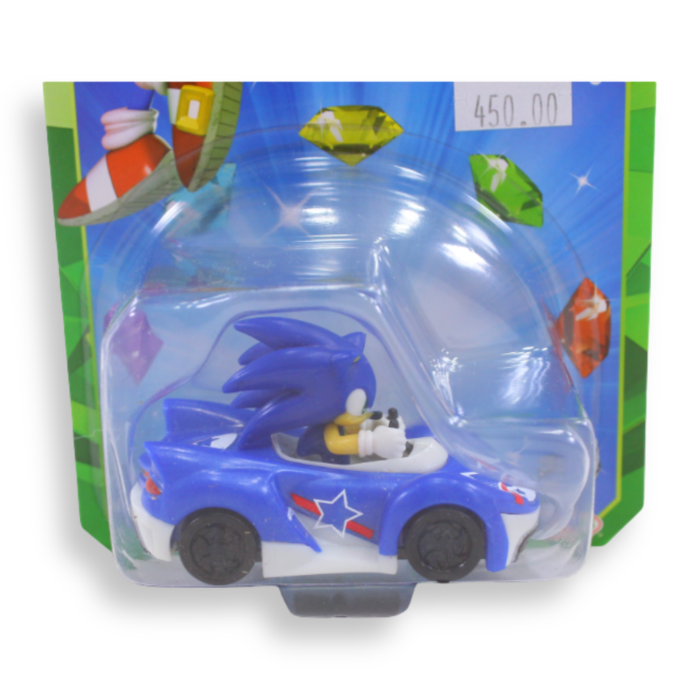 Jakks Games: Sonic the Hedgehog 35th Anniversary - Classic Sonic Die-Cast Vehicle Speed Star (2.5 Inch)