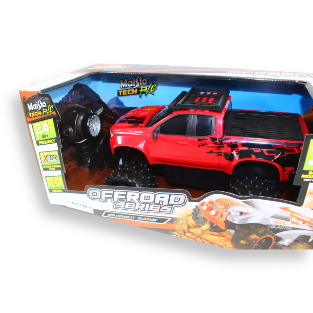 1:16 Off-Road RC (2.4GHz) ~ 2019 Chevrolet Silverado – Red