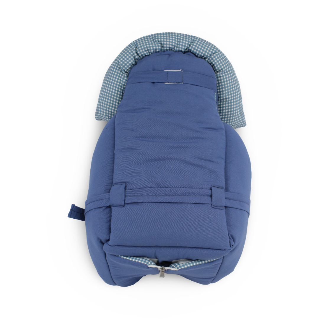 Baby Cuddle Cushion – Blue & Teal Checkered