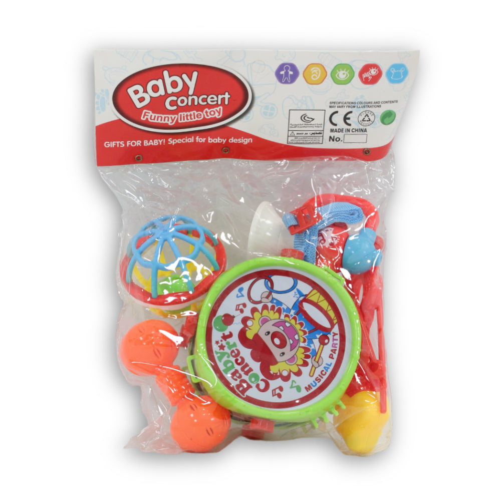 Baby Concert Musical Toy Set with Teether – Green