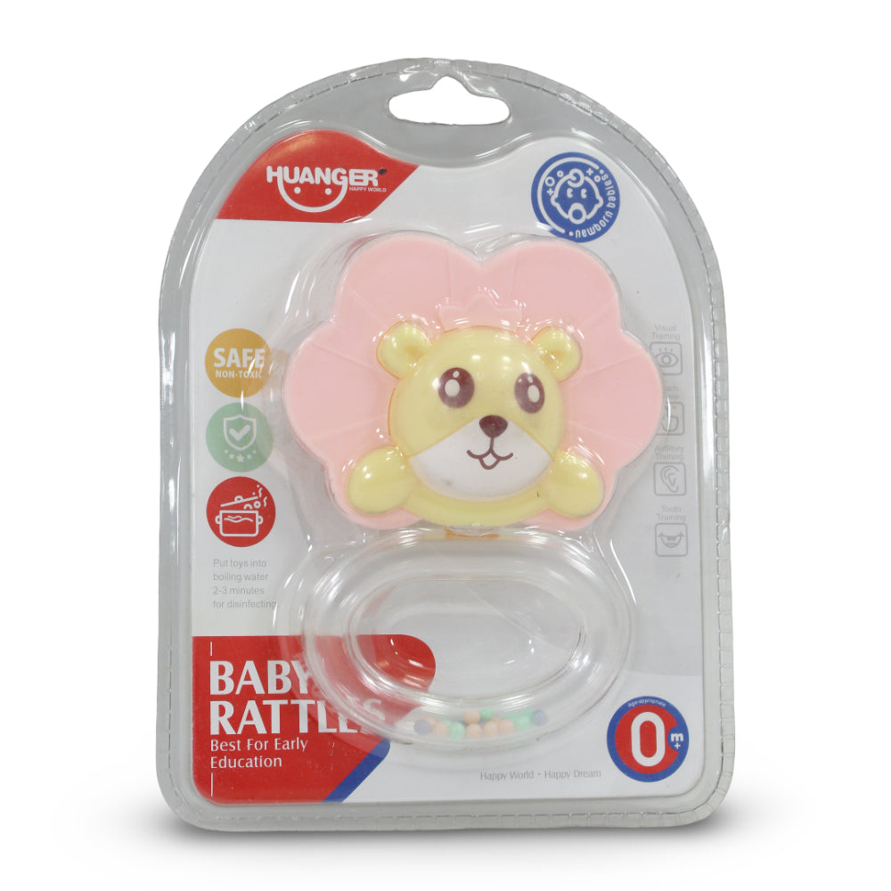 Light-Up Lion Rattle Toy