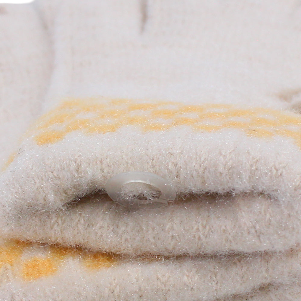 Girls Winter Gloves – Beige