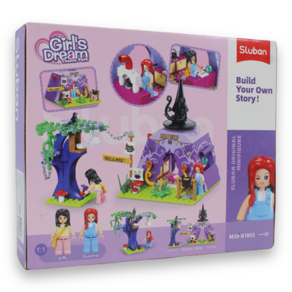 Girls Dream The Magic Camping Tent Building Set – 179 Pieces
