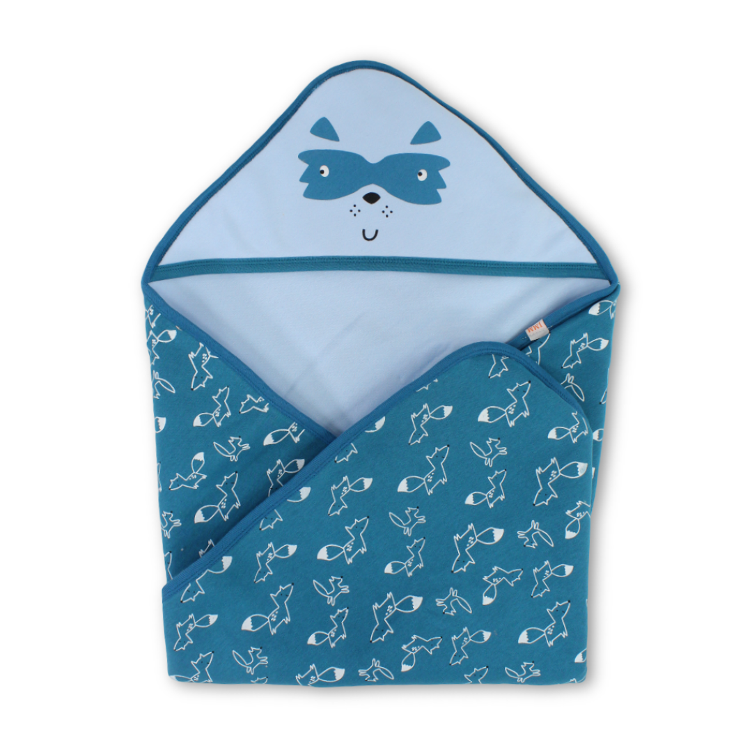 Unisex Baby Blanket – Petrol Blue