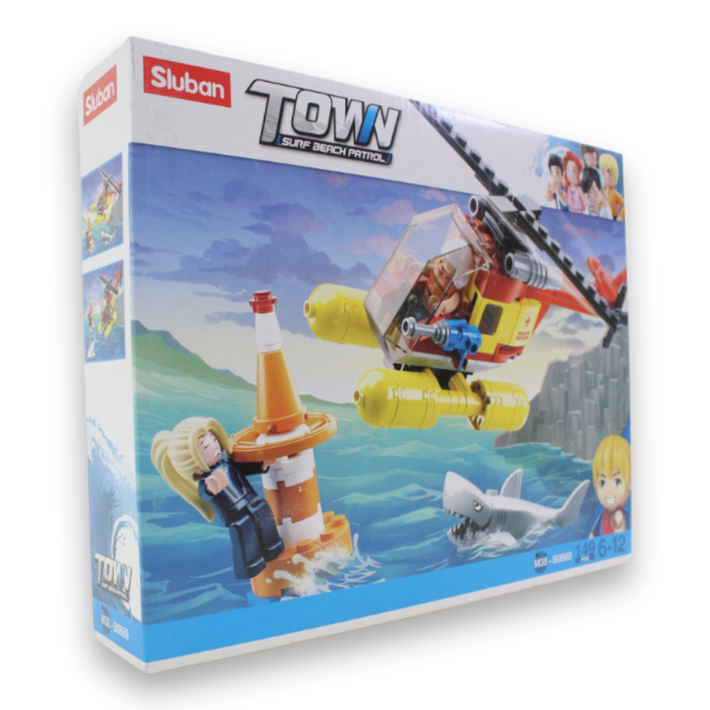 Beach Rescue Building Set – 149 Pieces