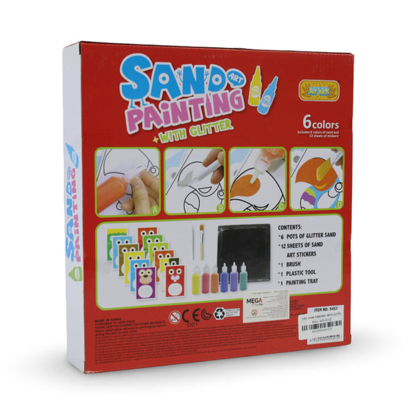 Sand Painting With Glitter 6 Colors