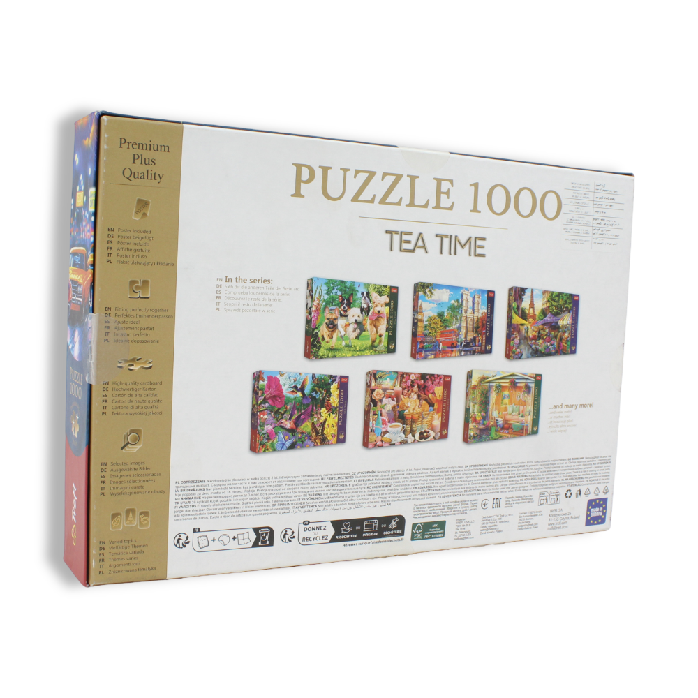 Trefl Tea Time: Night Ride Jigsaw Puzzle – 1000 Pcs