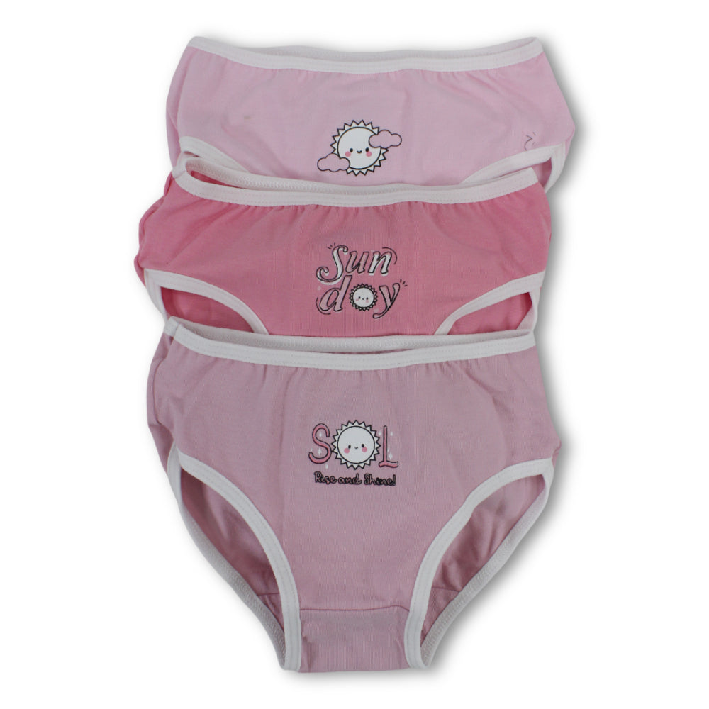 Girls Cotton Printed Panties – Pack Of 3