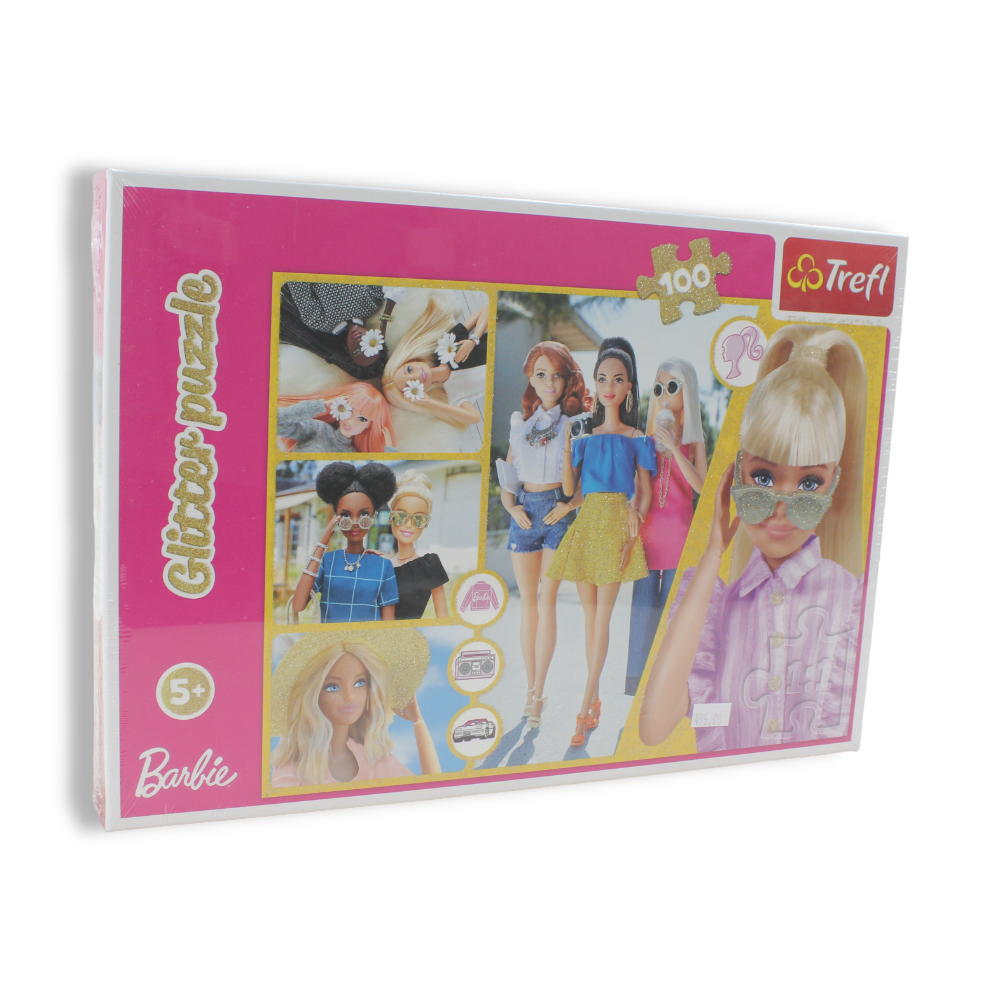 Trefl Barbie Glitter Glitter Jigsaw Puzzle – 100 Pcs