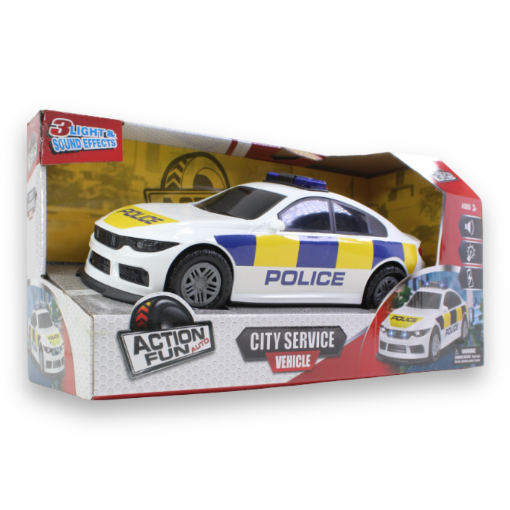Friction Power Police Car with Light & Sound