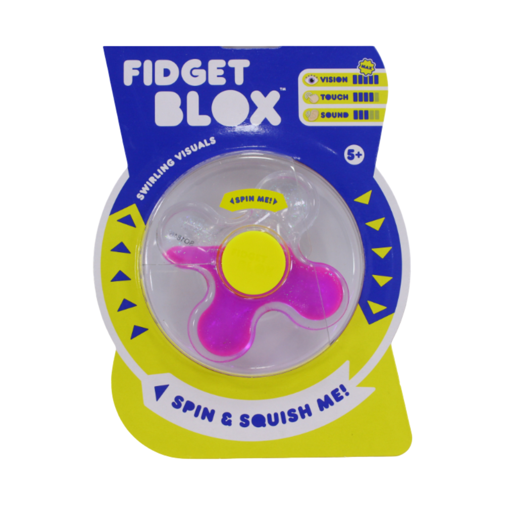 Fidget Blox Wave 2 Squish & Spin Pink – 1 Pc