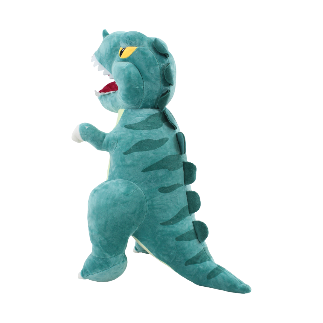 Kids Dinosaur Plush Toy – Turquoise, 60 Cm