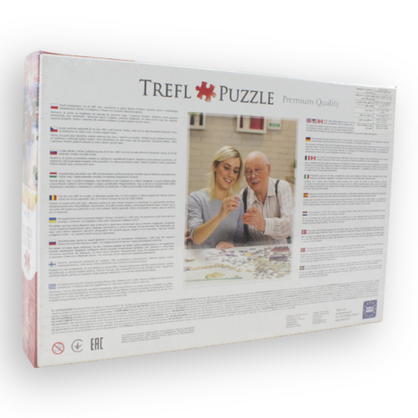 Trefl 1000-Piece Jigsaw Puzzle – Sunset Over Barcelona