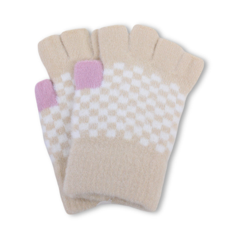 Girls Winter Gloves – Beige