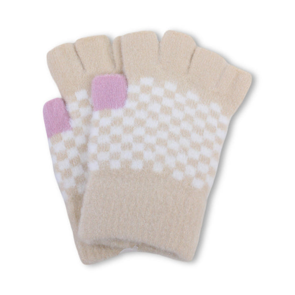 Girls Winter Gloves – Beige
