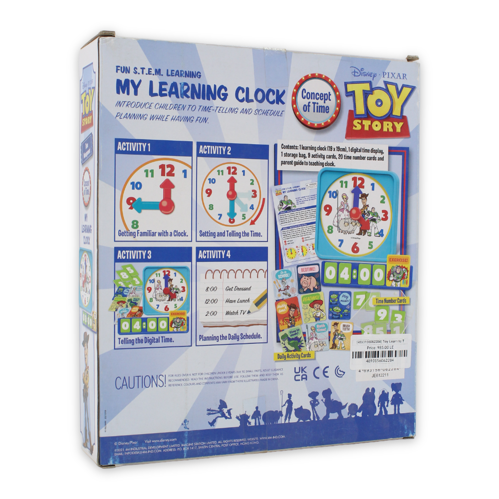 4M Learn To Tell Time Clock