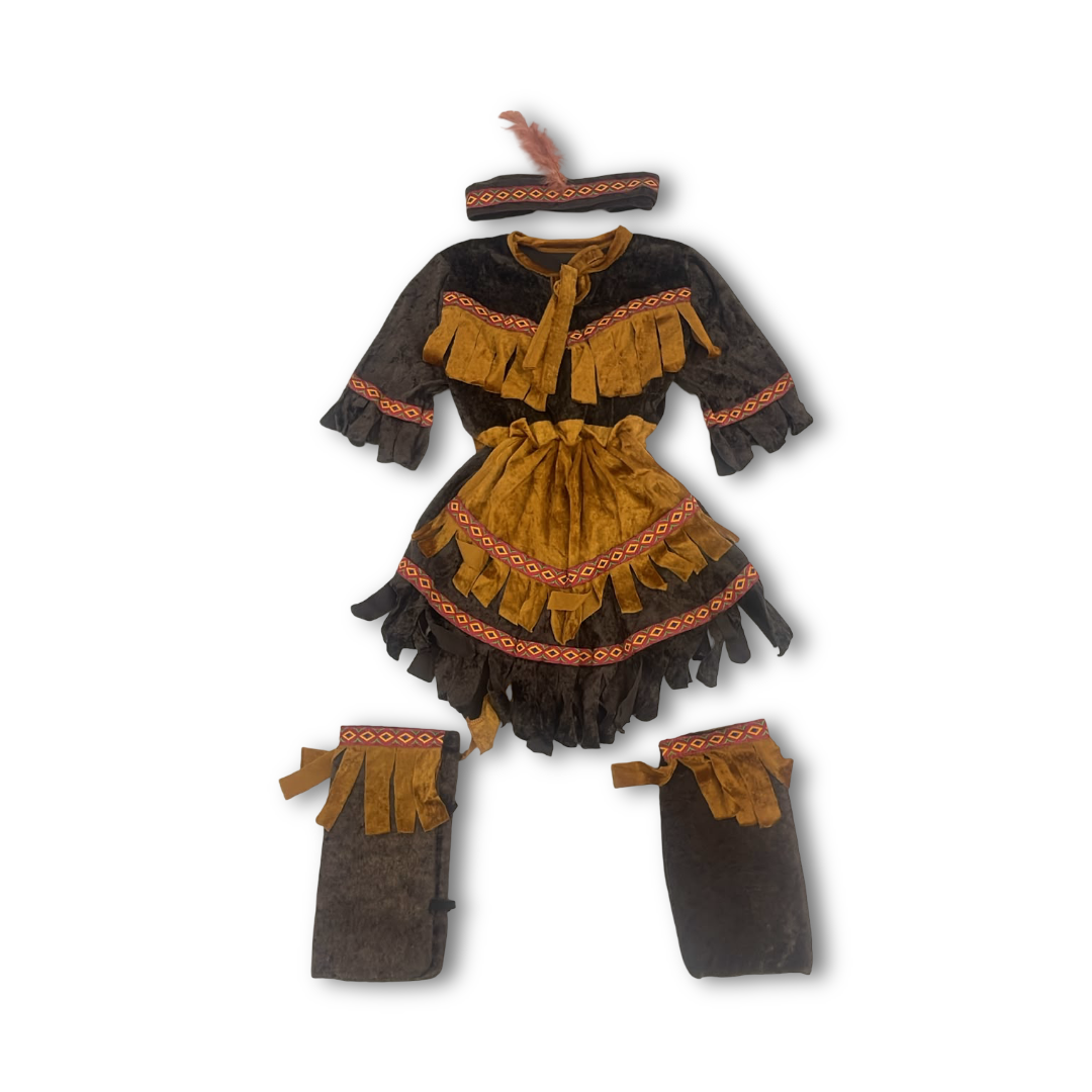 Girls Indian Costume Set