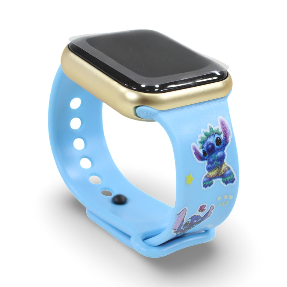 LED Stitch Touch Electronic WATCH(12Pcs/PDQ) – Stitch Baby Blue
