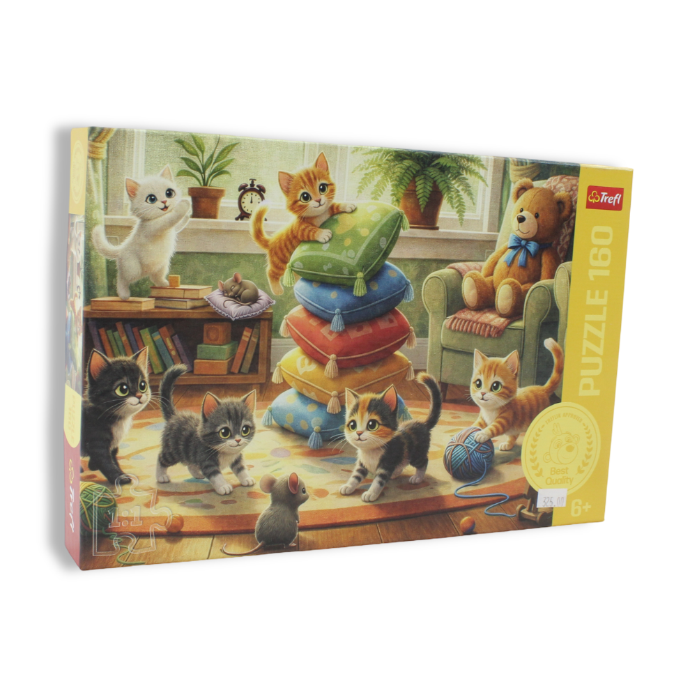 Trefl Kitten Mischief Jigsaw Puzzle – 160 Pcs