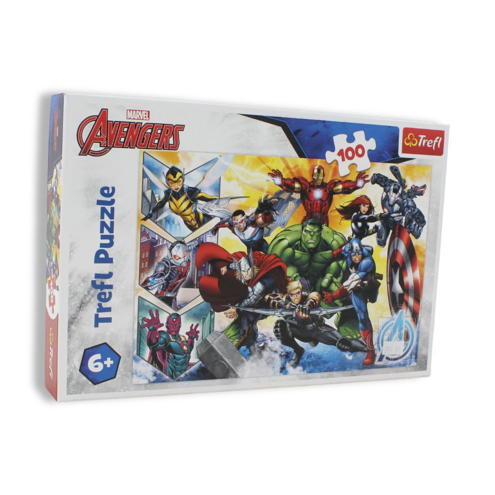 Trefl Marvel Avengers: Power Of The Avengers Jigsaw Puzzle – 100 Pcs