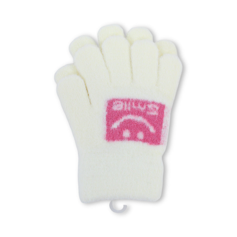Girls Winter Gloves – Off White