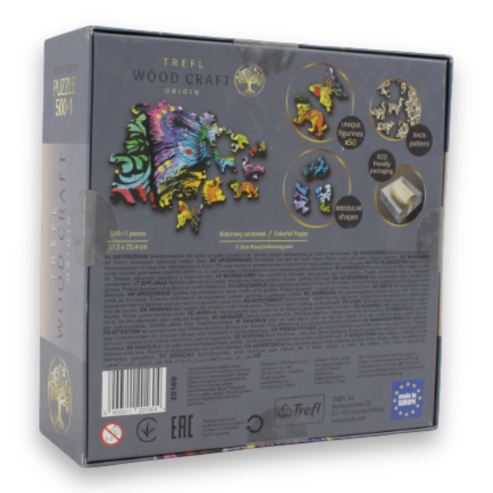 500+1-Piece Wooden Jigsaw Puzzle