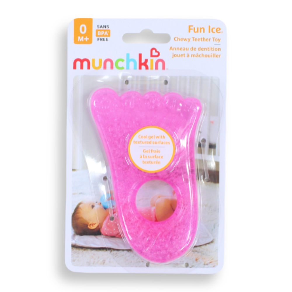 Munchkin Fun Ice® Foot Chewy Teether - 0 months +