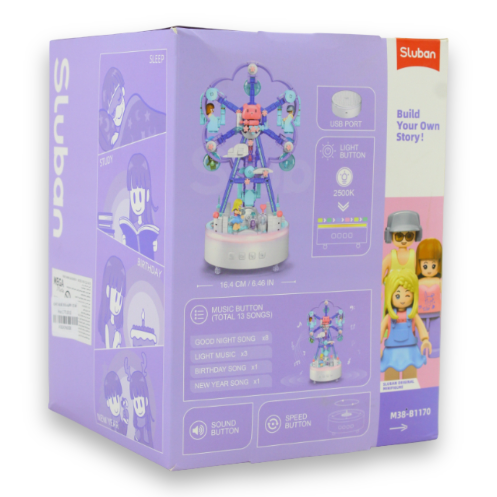 Happy Star Music Box Building Set – 620 Pieces