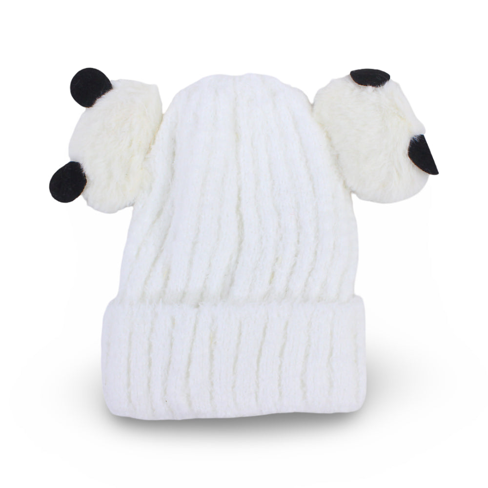 Girls Winter Ice Cap – Off White