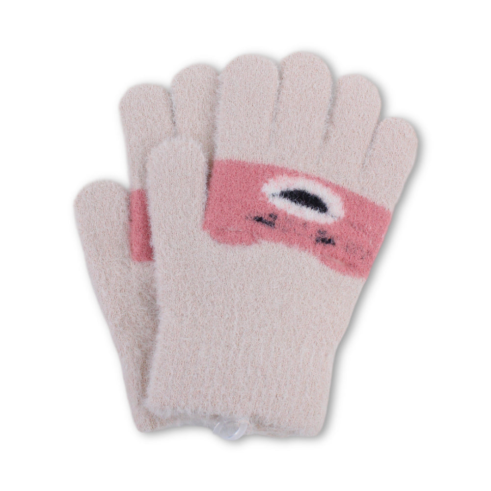Girls Winter Gloves – Beige