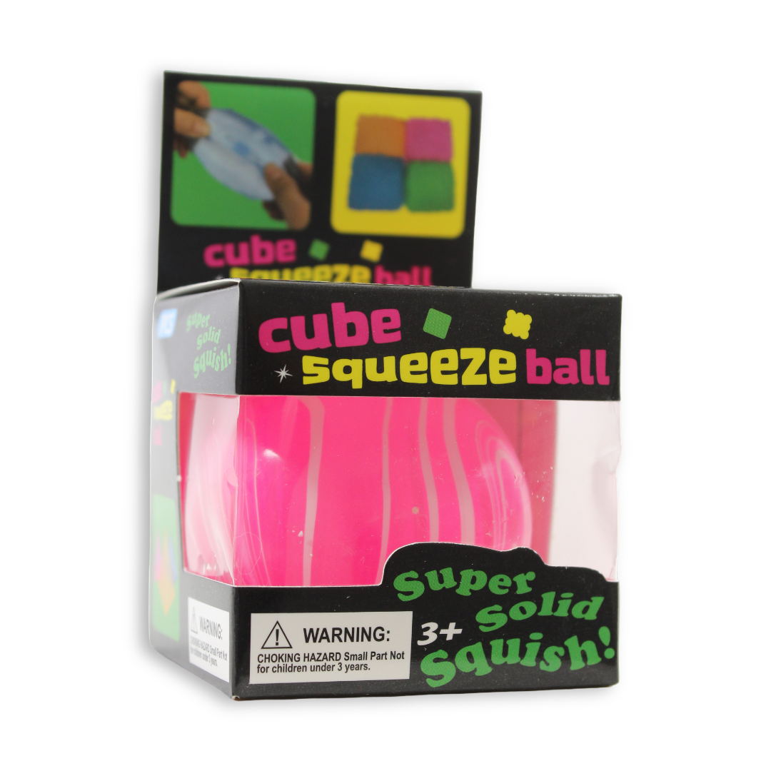 Bingo Flowing Ball Squishy Toy – Pink, 5 Cm