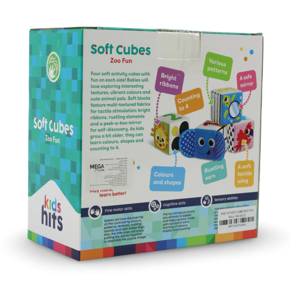 Soft Cubes Zoo Fun