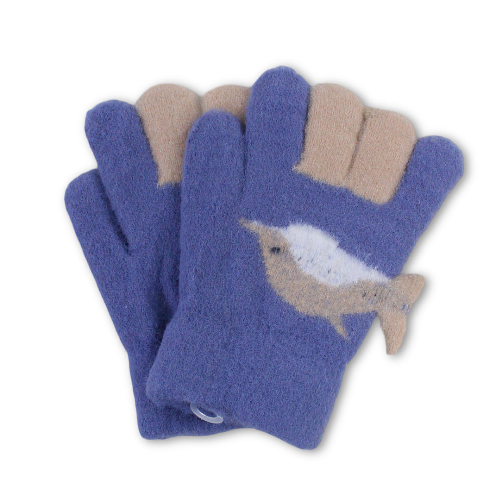 Girls Winter Gloves – Indigo