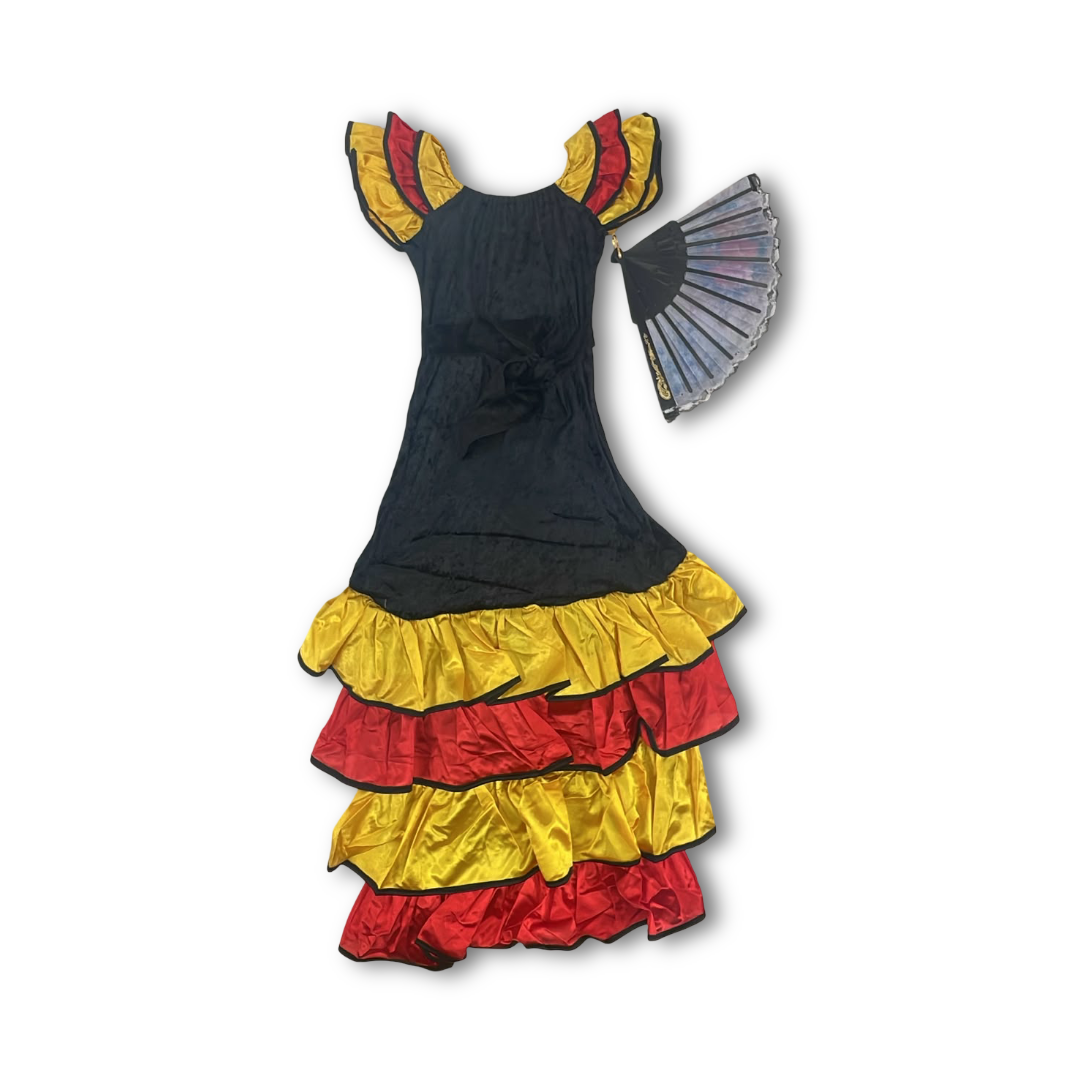 Girls Spanish Costume Set