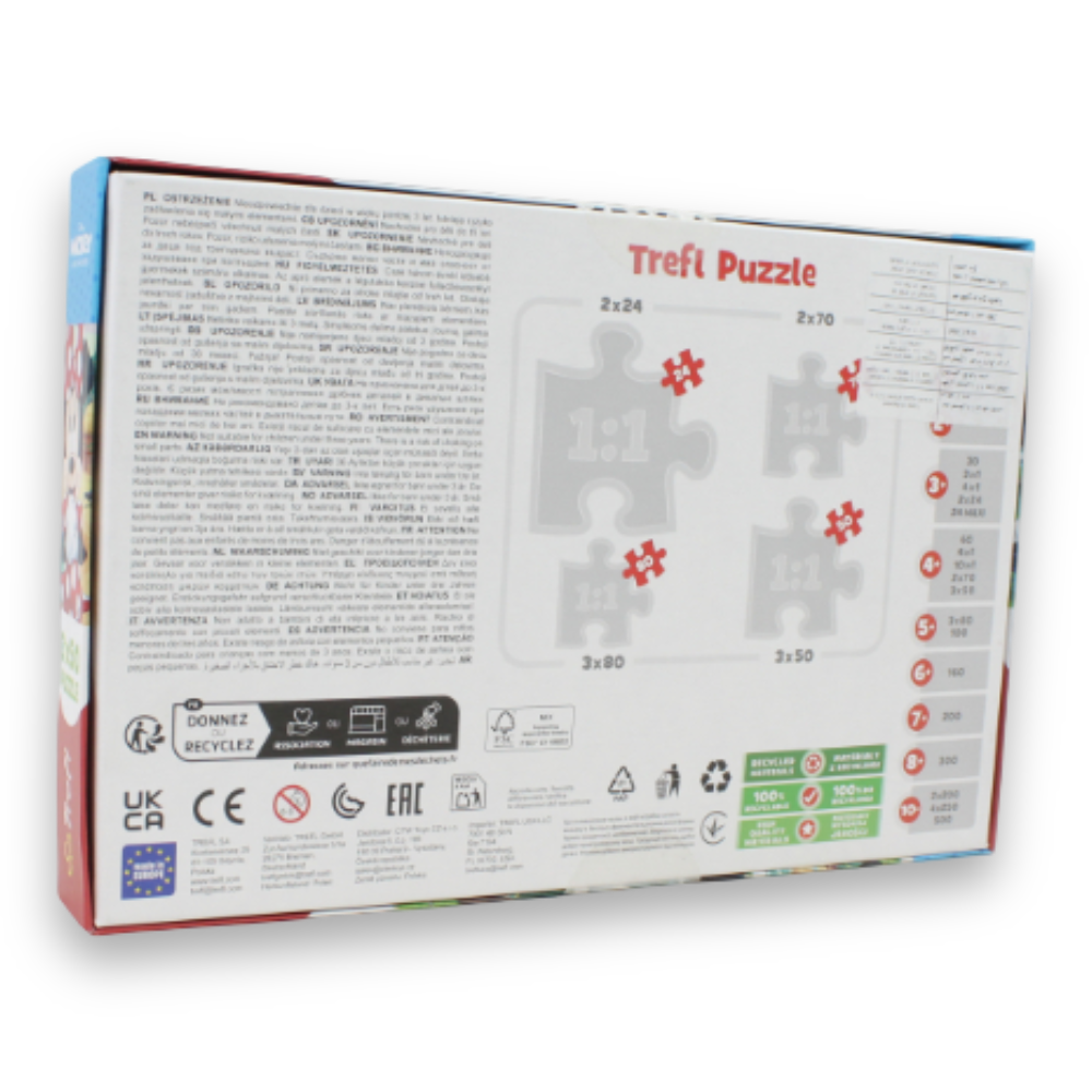 Trefl Mickey Mouse & Friends Jigsaw Puzzle Set – 3 x 50 Pcs